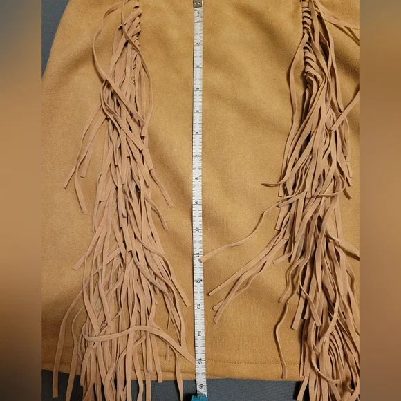 Fringe Western Mini Skirt - Picture 4 of 5